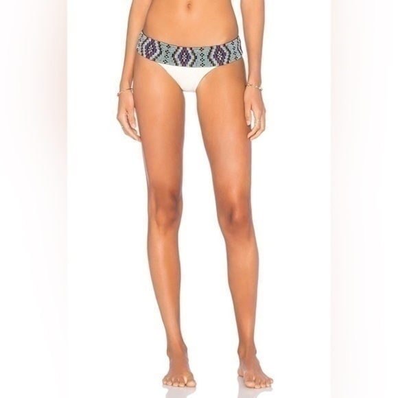 PILYQ Belted Teeny Bikini Bottom ONLY in Keshi Pearl - Picture 4 of 12